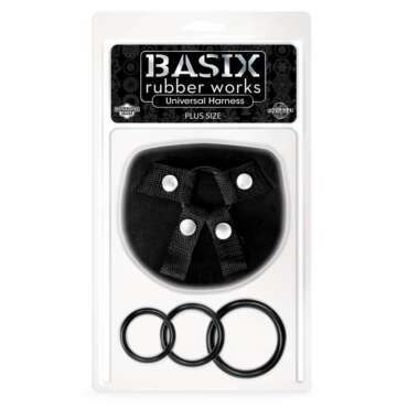 Universal Harness Plus Size with 3 Silicone Rings