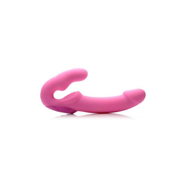 Urge Strapless Strap-On Vibrator Pink – Image 3