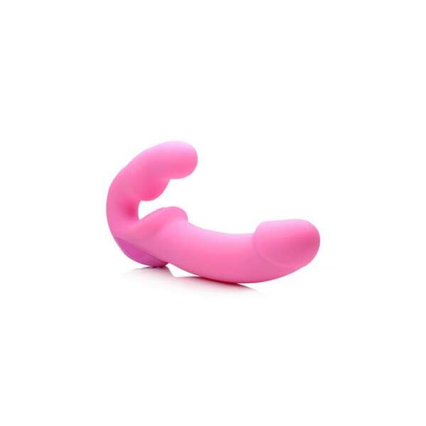 Urge Strapless Strap-On Vibrator Pink – Image 4