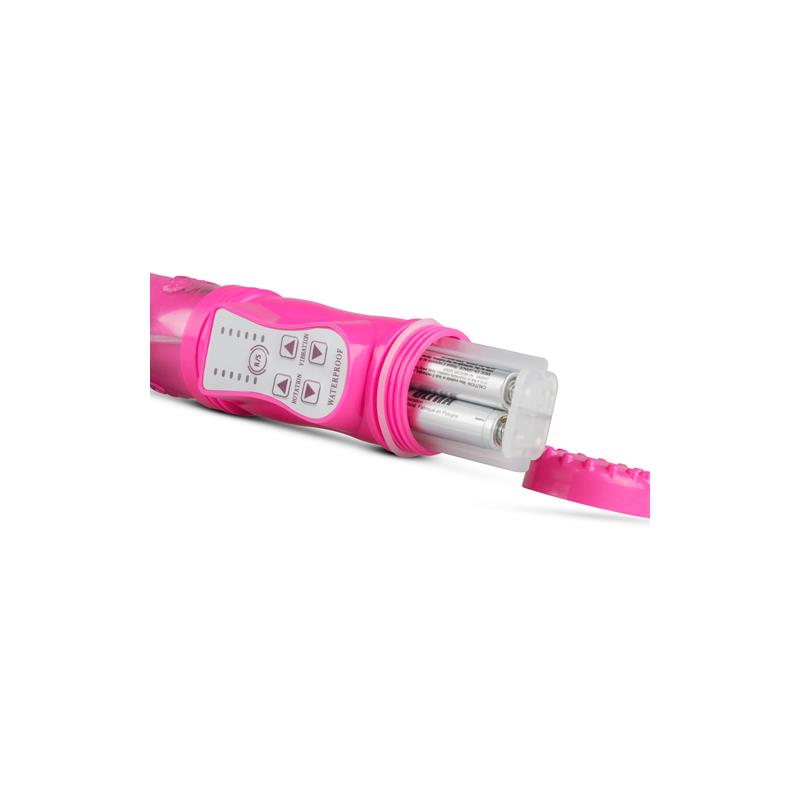 Rabbit Vibrator Thrusting and Rotating Balls  Pink – Image 3