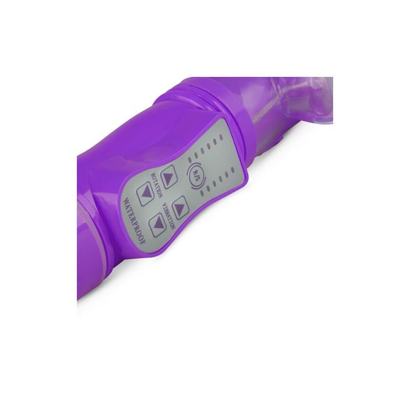 Rabbit Vibrator Thrusting and Rotating Balls  Purple – Image 5