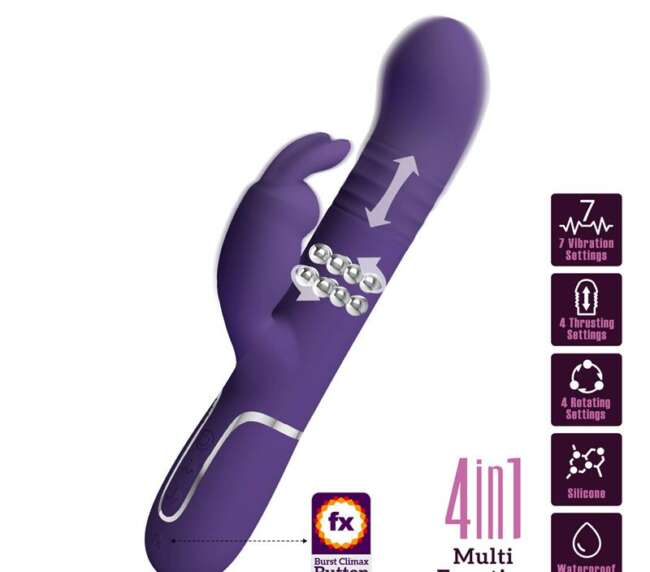 Vibe wt Thrusting, Rotation Beads Twinkled