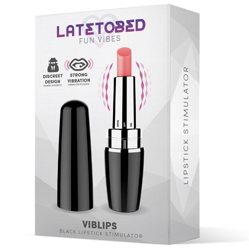 Viblips Lipstick Stimulator Black – Image 4