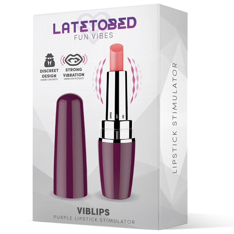 Viblips Lipstick Stimulator Purple – Image 5