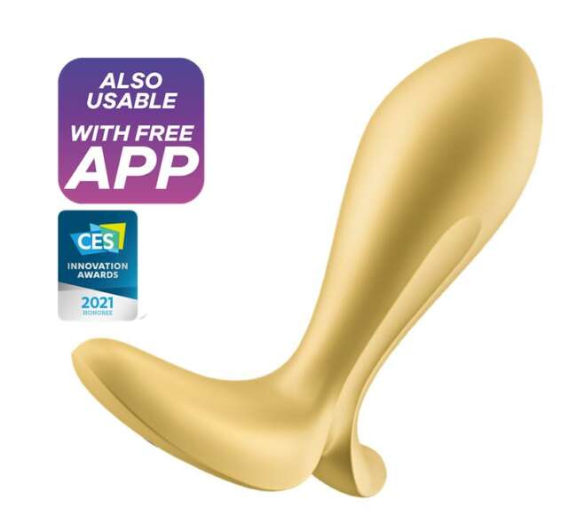 Vibrating Anal Plug with APP Satisfyer Connect Intensity Plug