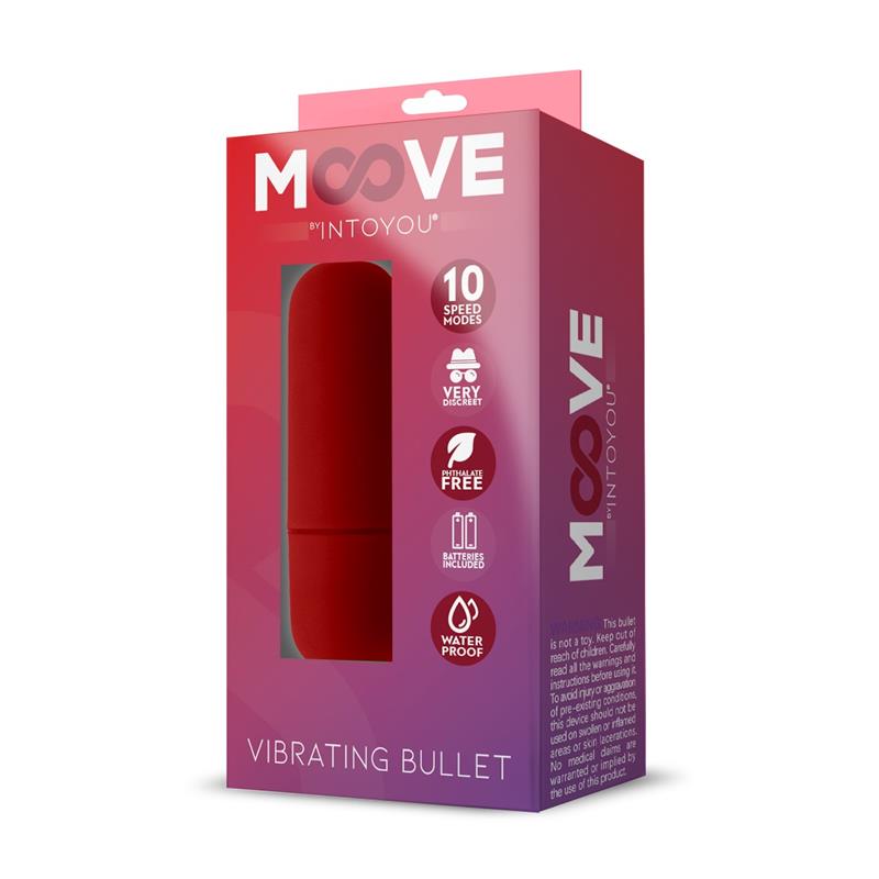 Vibrating Bullet 10 Functions Red – Image 3