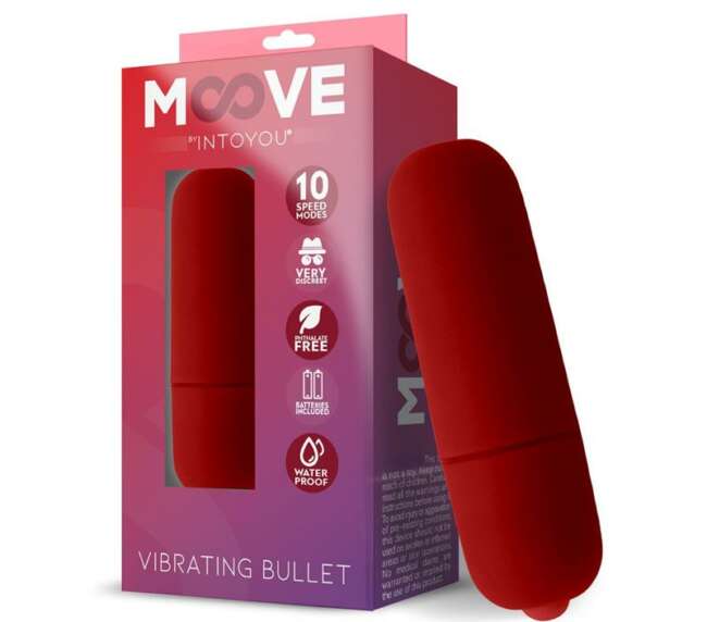 Vibrating Bullet 10 Functions Red