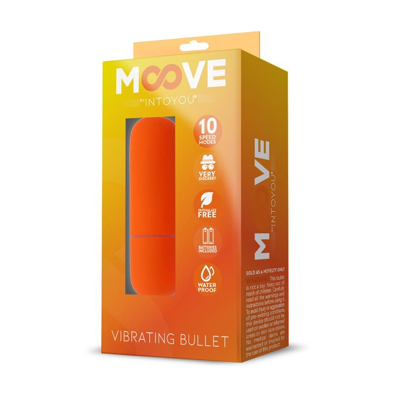 Vibrating Bullet 10 Speeds Orange - Image 4