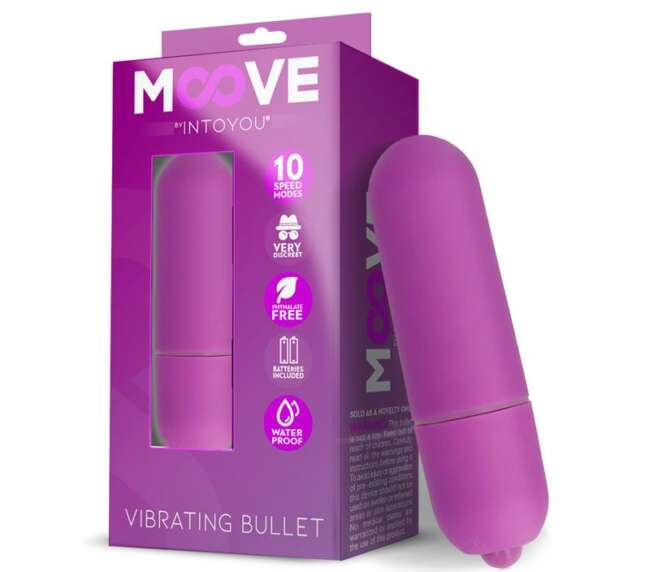 Vibrating Bullet 10 Speeds Purple