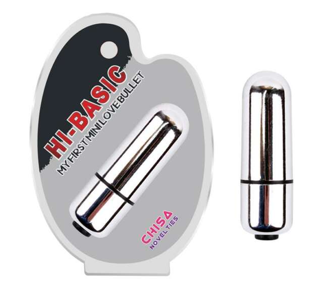 Vibrating Bullet Hi-Basic 5.8 x 1.8 cm Silver