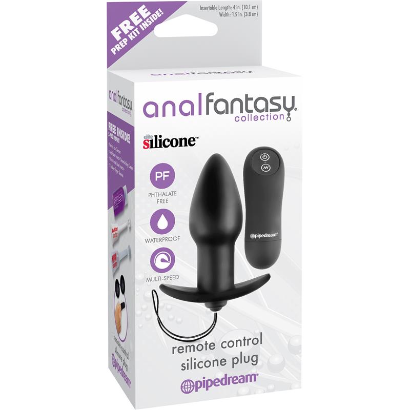 Vibrating Butt Plug Black – Image 3