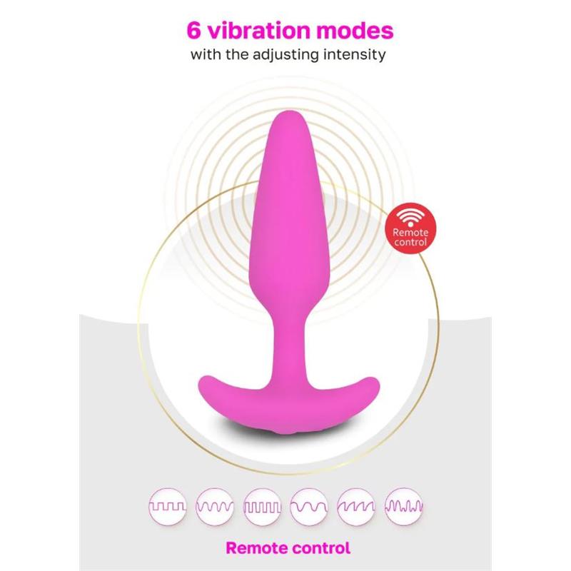 Vibrating Butt Plug Gplug XS Sunny Raspberry – Image 4