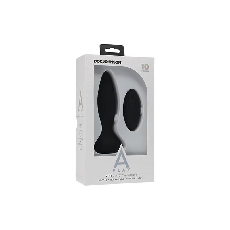 Vibrating Butt Plug Vibe Experienced Black – Image 3