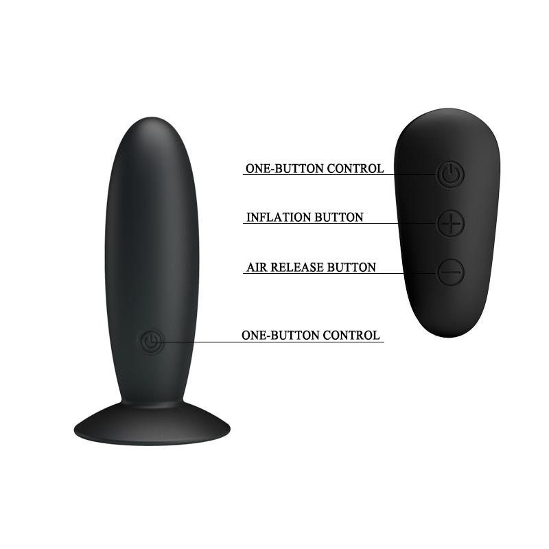 Vibrating Butt Plug with Remote control USB – Image 3