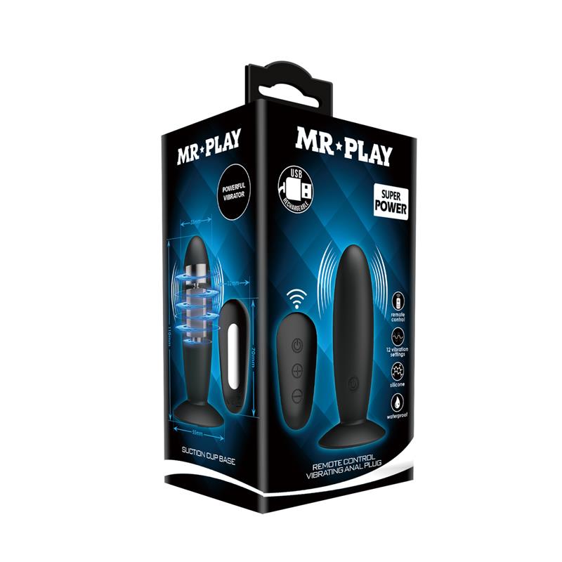 Vibrating Butt Plug with Remote control USB – Image 7