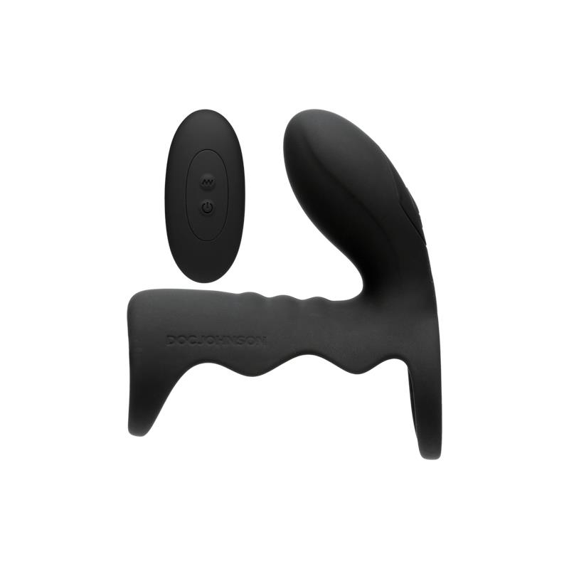 Vibrating Cock Cage with Wireless Remote Black – Image 7