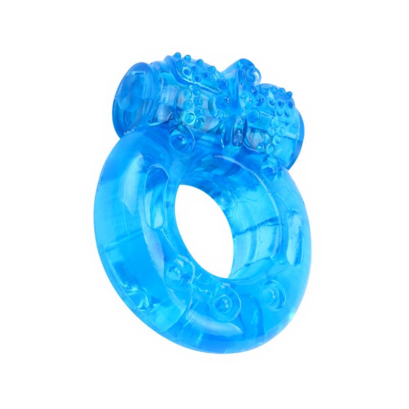 Vibrating Cock Ring 1.8 cm Blue – Image 6