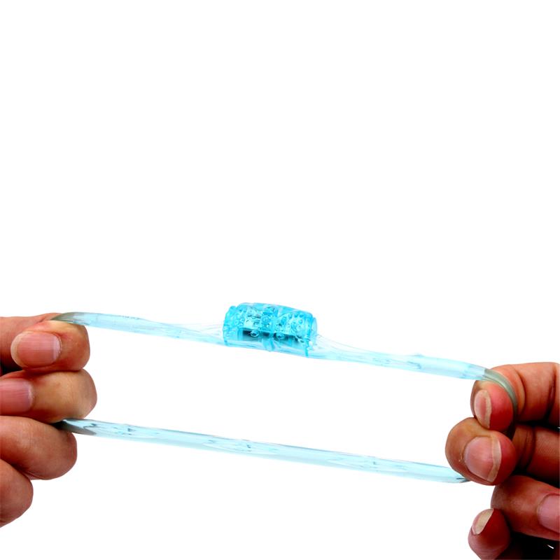 Vibrating Cock Ring 1.8 cm Blue – Image 7