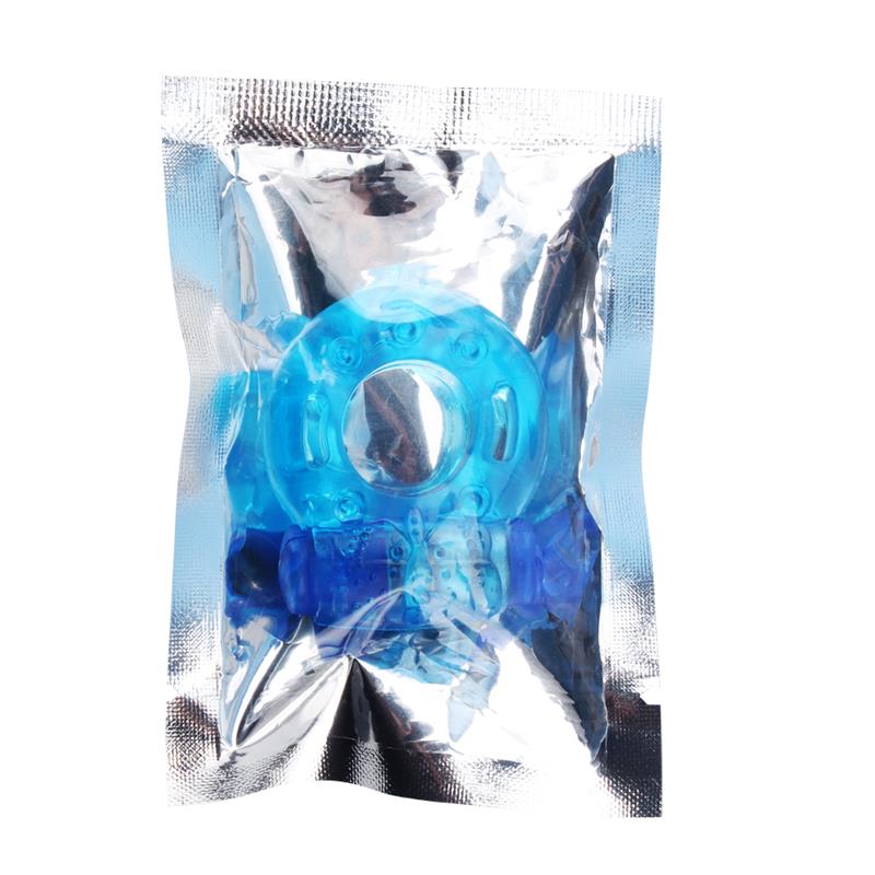 Vibrating Cock Ring 1.8 cm Blue – Image 8