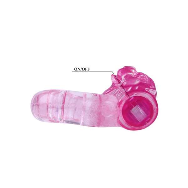 Vibrating Cock Ring Bear Pink – Image 6