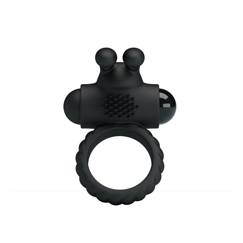 Vibrating Cock Ring Eudora Black – Image 3