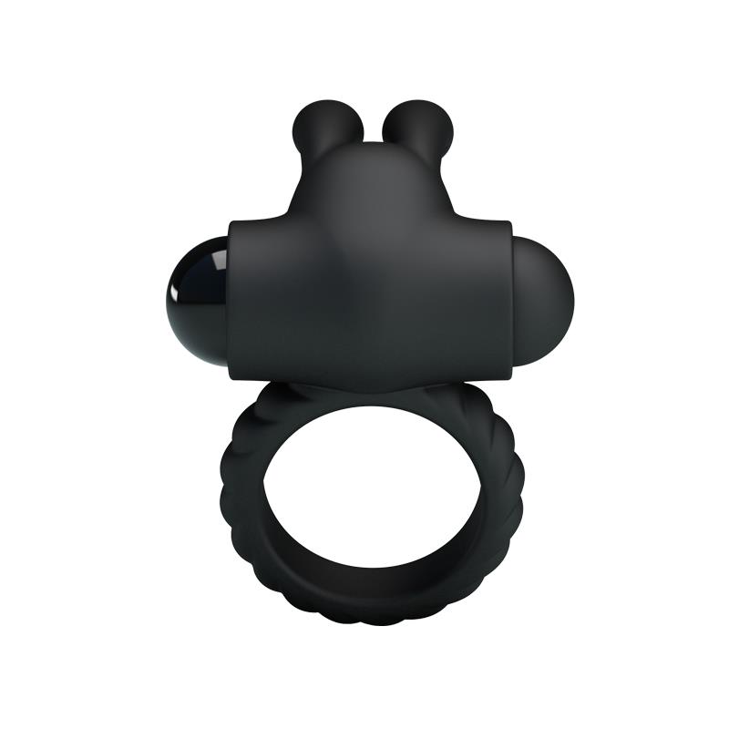 Vibrating Cock Ring Eudora Black – Image 4