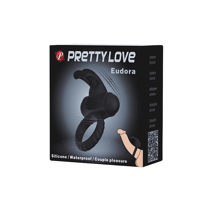 Vibrating Cock Ring Eudora Black – Image 7