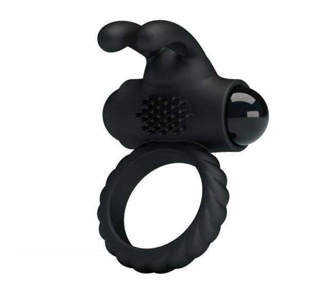 Vibrating Cock Ring Eudora Black