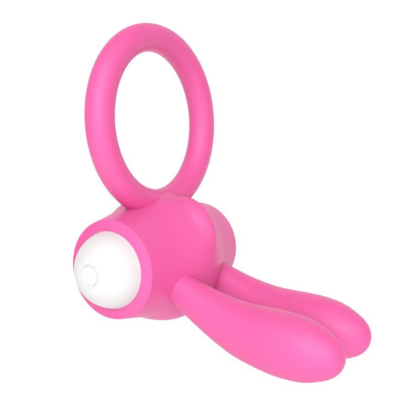 Vibrating Cockring Power Clit Pink – Image 4