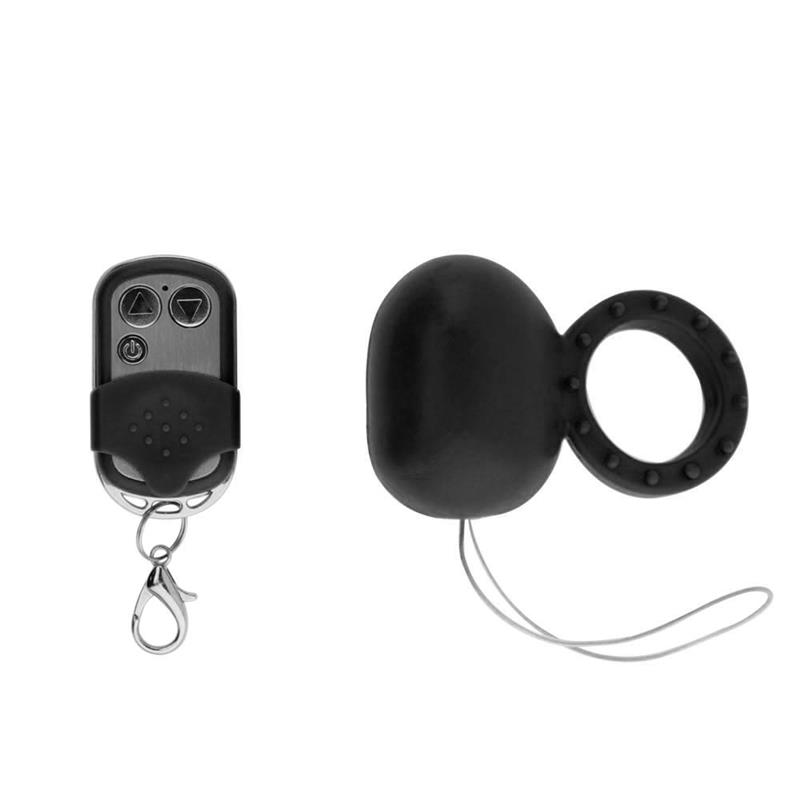 Vibrating Cockring with Remote Control Black – Image 5