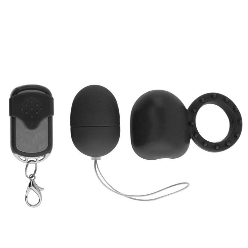 Vibrating Cockring with Remote Control Black – Image 6