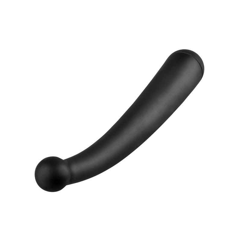 Vibrating Curved Anal Plug Colour Black – Image 4