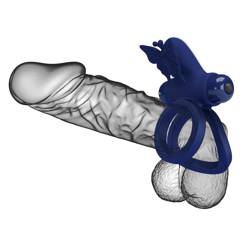 Vibrating Double Penis Ring – Image 3