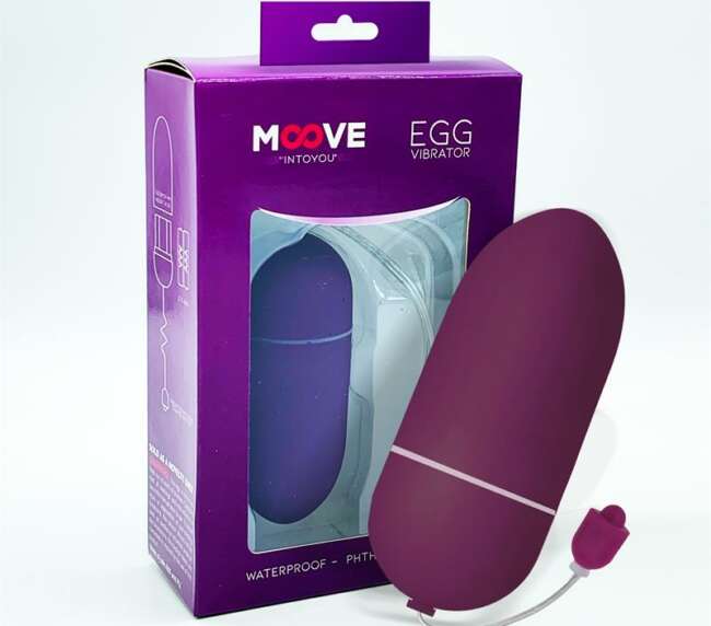 Vibrating Egg 10 Functions Dark Purple