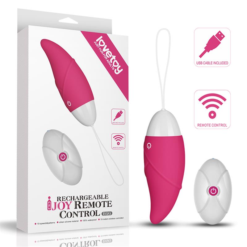 Vibrating Egg iJoy Remote Control USB Pink – Image 3