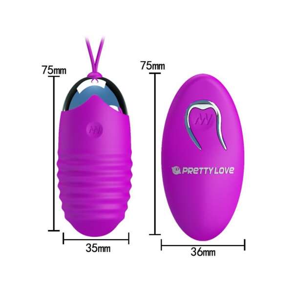 Vibrating Egg Jessica USB Purple – Image 3