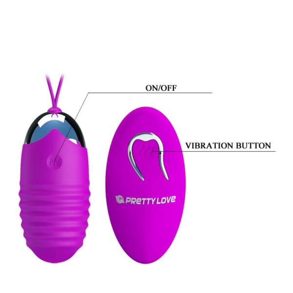 Vibrating Egg Jessica USB Purple – Image 9