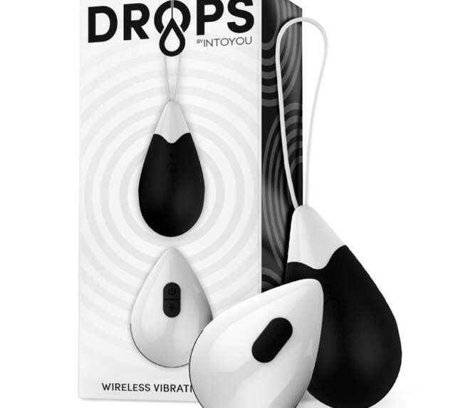 Vibrating Egg Remote Control USB Silicone Black