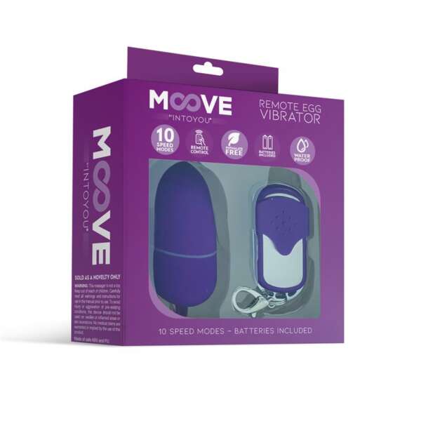 Vibrating Egg with Remote Control Mini Purple – Image 3