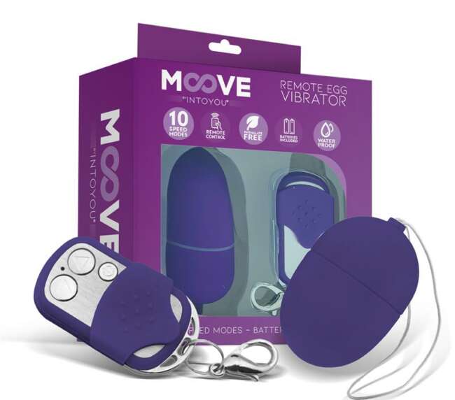 Huevo Vibrador con Mando a Distancia Mini Morado