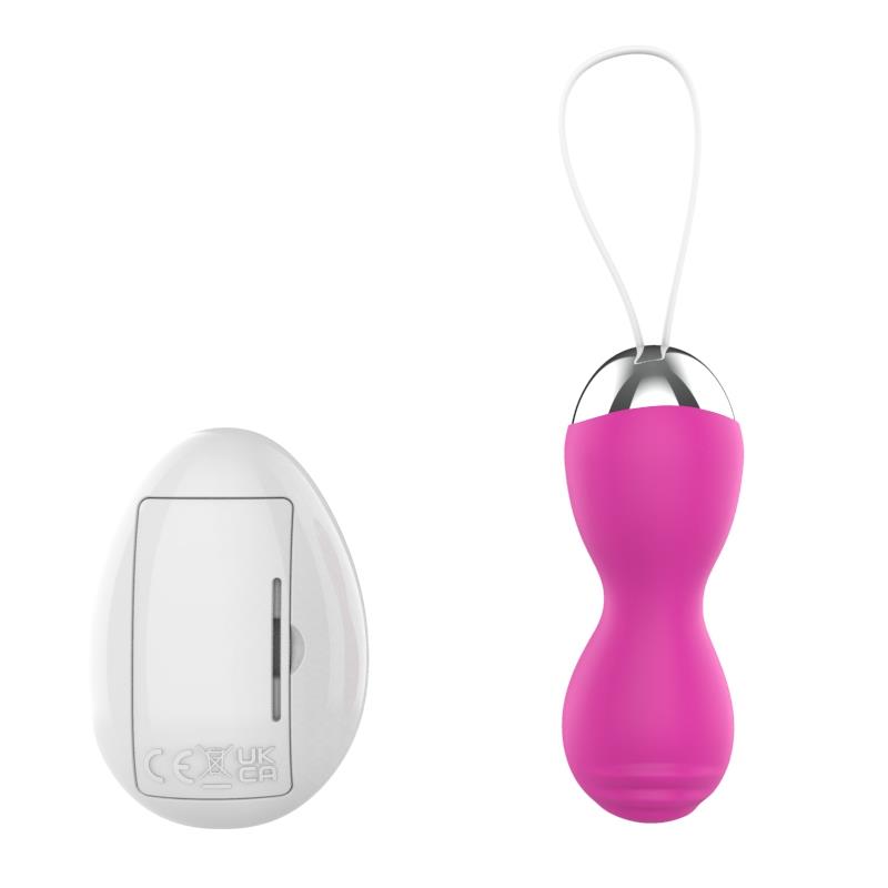 Vibrating Egg with Remote Control USB Pink – Image 4