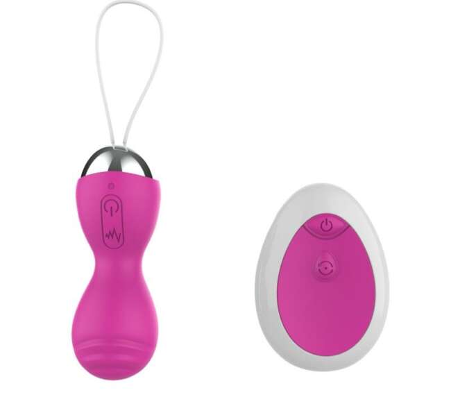 Vibrating Egg with Remote Control USB Pink