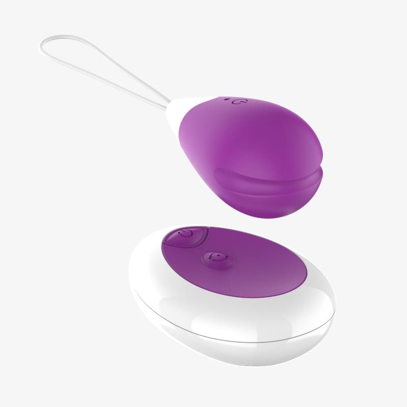 Vibrating Egg with Remote Control USB Purple – Image 4