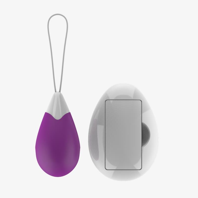 Vibrating Egg with Remote Control USB Purple – Image 6