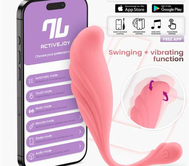 Vibrating Egg with Waving and APP USB