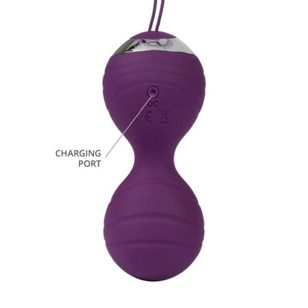 Vibrating Kegel Ball Set Remote Control Rimini Purple – Image 3