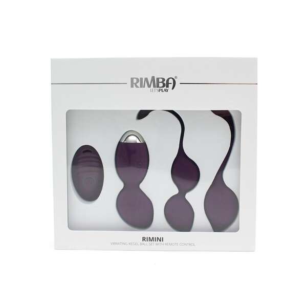 Vibrating Kegel Ball Set Remote Control Rimini Purple – Image 4