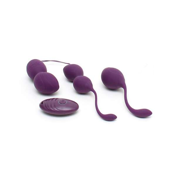 Vibrating Kegel Ball Set Remote Control Rimini Purple – Image 5
