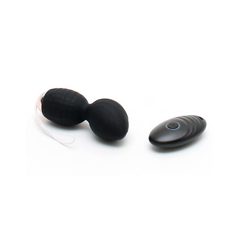 Vibrating Kegel Balls with Remote Control Athens Black - Imagen 4
