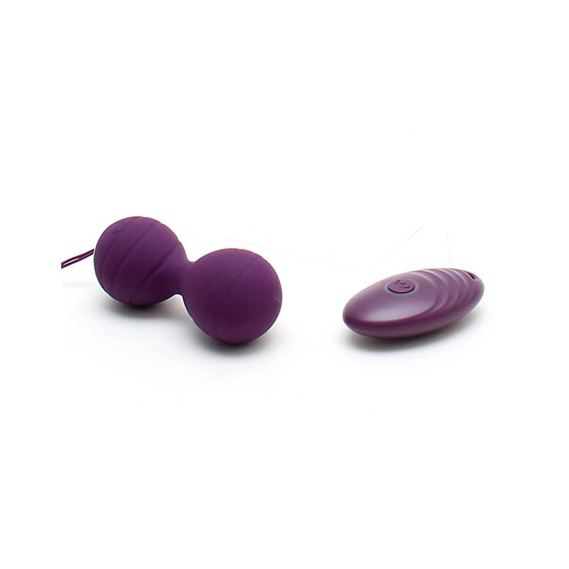 Vibrating Kegel Balls with Remote Control Cannes Purple – Image 7
